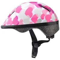 Meteor Bike helmet Ks06 Hearts pink size S 48-52Cm Jr 24819 24819Na