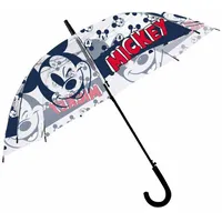 Mickey Mouse bērnu lietussargs tumši zils 5199 caurspīdīgs automāts 5200063