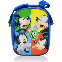 Mickey Mouse viena pleca soma zila 7841 ar regulējamu kurjera siksnu Mic-A-Bag-33