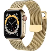 Milanese bracelet loop for Apple Watch 42 44 45Mm gold Uch001056