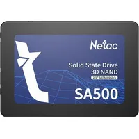 Netac Ssd  Sa500 120Gb Sata 3.0 3D Nand Write speed 400 Mbytes/Sec Read 500 2,5 Tbw 60 Tb Mtbf 1500000 hours Nt01Sa500-120-S3X