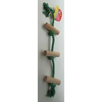 No Name Rope With Wooden Cylinders, 55Cm Art752922