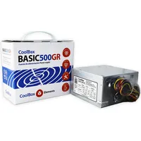 Noname Coolbox Atx 500W Basic Power Supply 500Gr Black 8437013799737