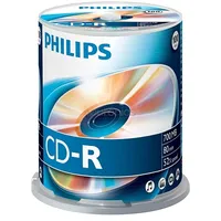 Philips Cd-R 80 700Mb Cake Box 100 Cr7D5Nb00/00