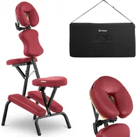 Physa Montpellier Red pārnēsājams saliekams tattoo masāžas krēsls līdz 130 kg sarkans 10040441