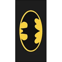 Pludmales dvielis 70X140 Betmena logo sikspārnis melns dzeltens bērnu 5200004