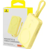 Powerbank Baseus Magnetic Mini 10000Mah 20W Magsafe Yellow P10022109Y23-00