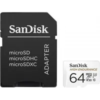 Sandisk High Endurance memory card 64 Gb Microsdxc Uhs-I Class 10 Sdsqqnr-064G-Gn6Ia
