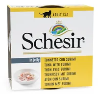 Schesir It Cat Tuna with Surimi, 85G - tuncis un surimi želejā Art964354