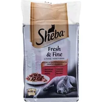 Sheba Fresh  Fine Mini Meat Dishes in Sauce 6 x 50G Art1113728
