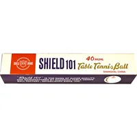 Shield table tennis balls 6 pcs. White 3009
