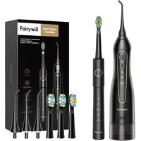 Sonic toothbrush with tip set and water fosser Fairywill Fw-5020E  Fw-E11