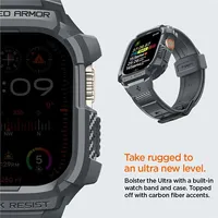 Spigen Rugged Armor Pro Case for Apple Watch Ultra 1 2 49 mm - Dark Gray 24648-0