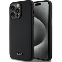 Tumi Tuhmp15Xrbak iPhone 15 Pro Max 6.7 czarny black hardcase Leather Balistic Pattern Magsafe