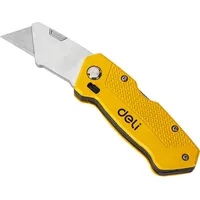 Utility Knife Deli Tools Edl006Z Yellow