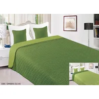 Vigo Ii gultas pārklājs 220X240  2X 40X40 036 zaļš olīvu 197125