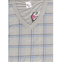 Vīriešu pidžama ar garām piedurknēm D 964 Maxi 194/98 Xl bēša rūtaina Zema cena 109226