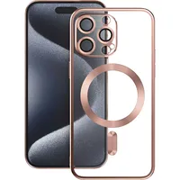 Vmax Electroplating Mag Tpu case for iPhone 15 Pro Max 6,7 gold rose Gsm177010