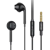 Wired in-ear headphones Vipfan M15, 3.5Mm jack, 1M Black M15-Black