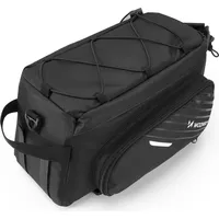 Wozinsky Bicycle Bike Pannier Bag Rear Trunk with Shoulder Strap 9L black Wbb22Bk