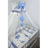 Ankras Gultas veļas komplekts - 4 daļas 120/90/180 Dreamer Blue  Art1837183