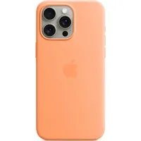 Apple Silicone case with Magsafe for iPhone 15 Pro Max - orange sorbet Mt1W3Zm/A