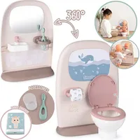 Bērnu medmāsa Divpusēja tualete vannas istaba lellēm ar piederumiem 220380