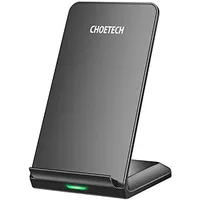 Choetech Qi wireless charger 10W phone stand  Usb cable - micro black T524-S