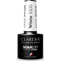 Claresa Soak Off Uv/Led Color lakier hybrydowy 1000 White 5G 5902846077459