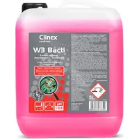 Clinex Baktericīds šķidrums vannas istabu un sanitāro ierīču dezinfekcijai fumigācijai W3 Bacti 5L 77-700