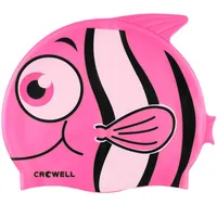 Crowell Nemo-Jr-Size silicone swimming cap Nemo-Jr-RozNa