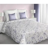 Dekoratīvais gultas pārklājs 220X240 Suzie 01 krēmkrāsas violets savārstījums 1160465