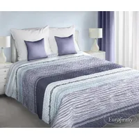 Dekoratīvais gultas pārklājs 220X240 Adrien 01 violeti balts 1160598