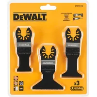Dewalt-Akcesoria 3 zāģa asmeņu komplekts daudzfunkcionāliem instrumentiem koka griešanai ar naglām, Pvc, ģipškartona plāksnēm, Dewalt Dt20760-Qz
