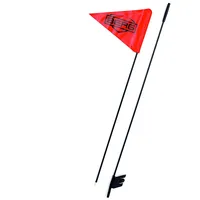 Drošības karogs draugu kartingiem ar mastu, sarkans 16.99.42.00