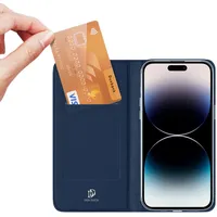 Dux Ducis Skin Pro Wallet Case for iPhone 15 Max - Blue Apple Iphone