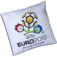 Euro 2012 ventilatora spilvens 40X40 balts 3314 150623