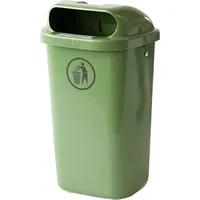 Europlast Austria Ielu atkritumu tvertne, sadzīves konteiners, montējams uz staba vai sienas, Din 50L - zaļš 7000-2
