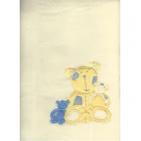 Flīsa bērnu sega 75X88 somā ar Embroidery Cream 3 Teddy Bears 137235