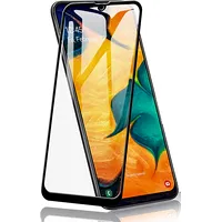 Fusion Full Glue 5D Tempered Glass Aizsargstikls Pilnam Ekrānam Samsung Galaxy A505  A307 A507 A50 A30S A50S Melns Fsn-Tg5D-Sama50-Bk