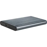 Gembird Ee2-U3S-6 Hdd/Ssd Drive enclosure 2.5Inch with Usb Type-C port 3.1 brushed aluminum grey Ee2-U3S-6-Gr