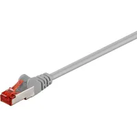 Goobay 93568 Cat 6 patch cable S/Ftp Pimf, grey, 0.5 m