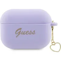 Guess Guap2Lschsu Airpods Pro 2 cover purple Silicone Charm Heart Collection Gue002655-0