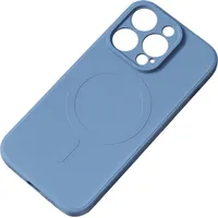 Hurtel Silikona maciņš ar Magsafe priekš iPhone 15 silikona futrāļa, tumši zils 9145576279748