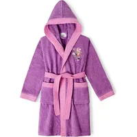 Interbaby Bērnu halāts, 10-12 gadi, violets kokvilnas frotē audums ar kapuci Ali00515-T10-12-32