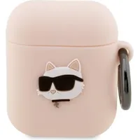Karl Lagerfeld case for Airpods 1  2 Kla2Runchp pink 3D Silicone Nft