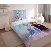 Kokvilnas gultas veļa 160X200 Frozen Anna Elsa Olaf Magical 3285 A 8686 2049381