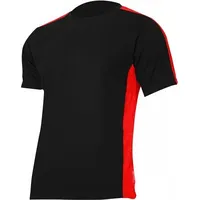 Lahti Pro Koszulka T-Shirt 180G/M2, Czarno-Czerwona Xl L4022704
