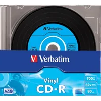 Matricas Cd-R Azo Verbatim 700Mb Vinyl 1X-52X, 10 Pack Slim 43426V