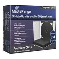 Mediarange Cd Leerbox  5Pcs Double Jewelcase retail Box31-2